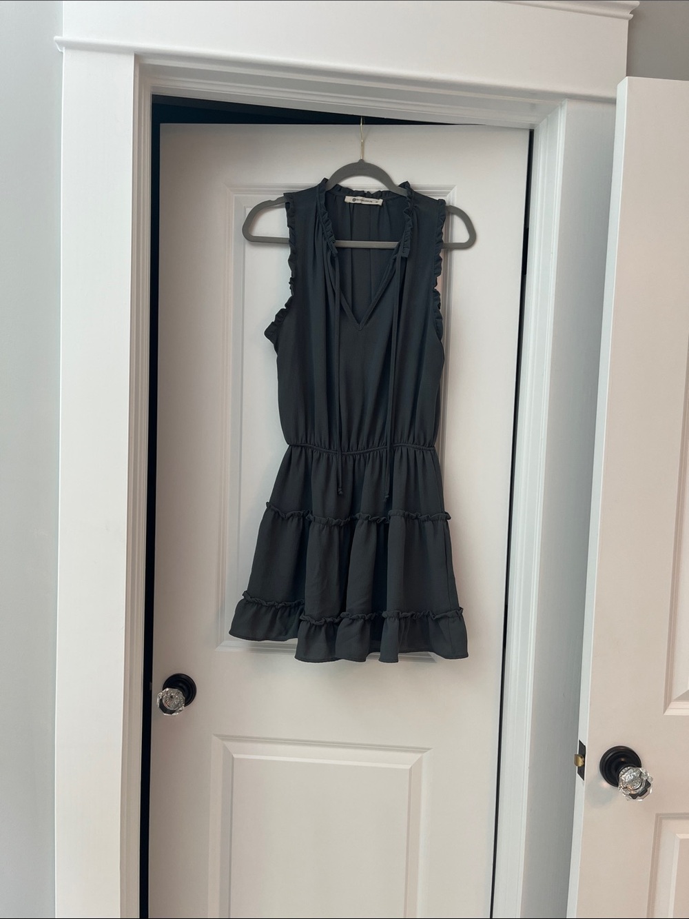 Sleeveless Ruffle-Tier Dress